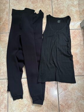 Primark set of thermal layers 2 S/M leggings and 6-8 sleeveless top